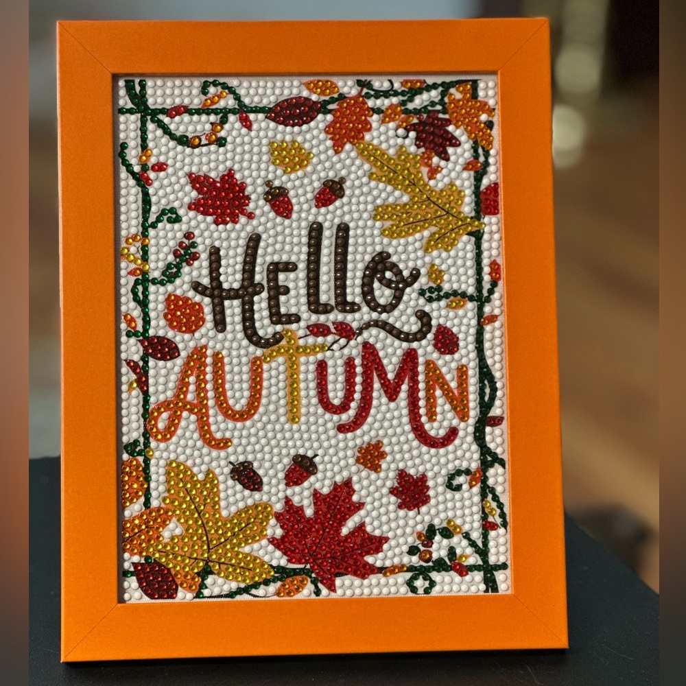 Hello Autumn Beaded Wall Art